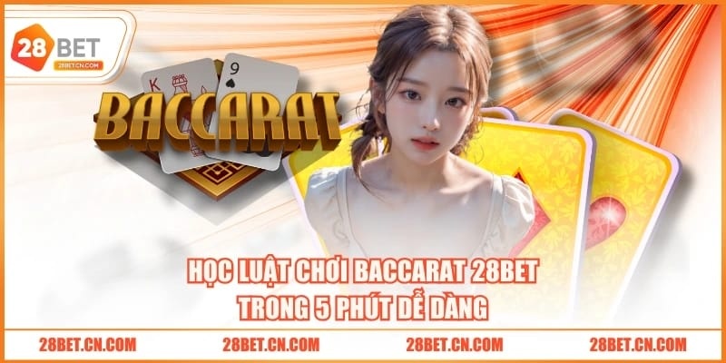 Tìm Hiểu Luật Chơi Baccarat 28BET Dễ Dàng Trong 5 Phút Học luật chơi Baccarat 28BET trong 5 phút dễ dàng